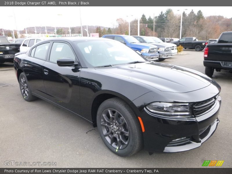 Pitch Black / Black 2018 Dodge Charger GT AWD