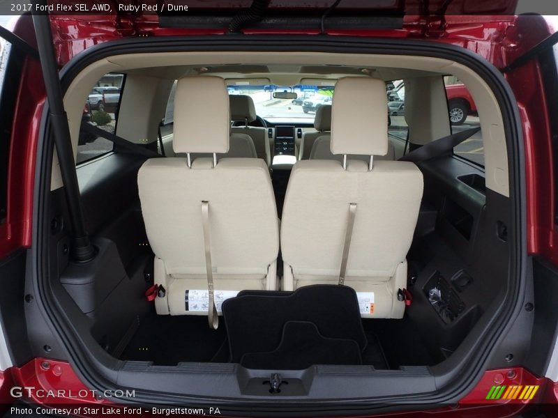 Ruby Red / Dune 2017 Ford Flex SEL AWD