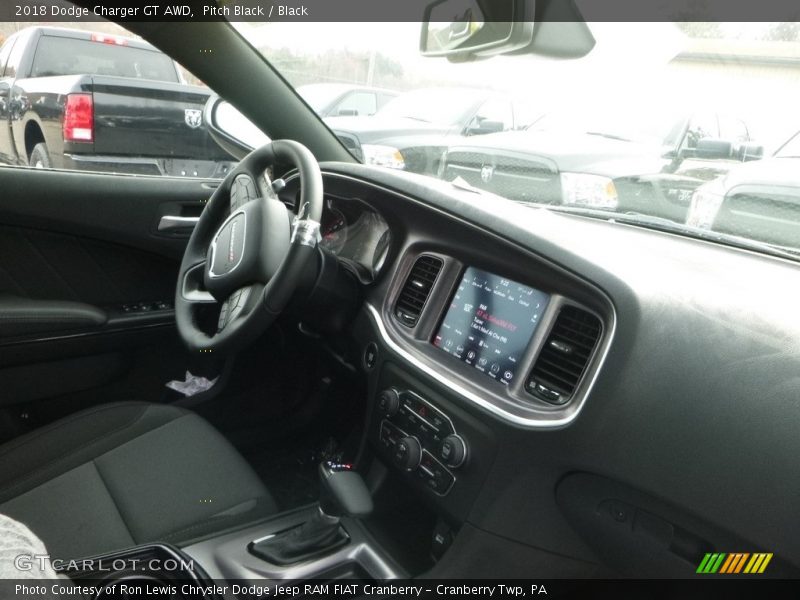 Pitch Black / Black 2018 Dodge Charger GT AWD