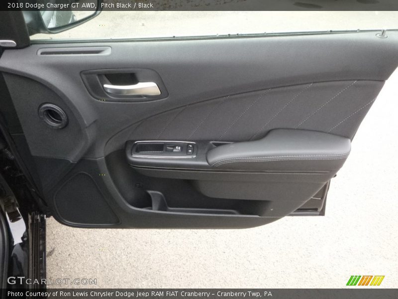 Pitch Black / Black 2018 Dodge Charger GT AWD