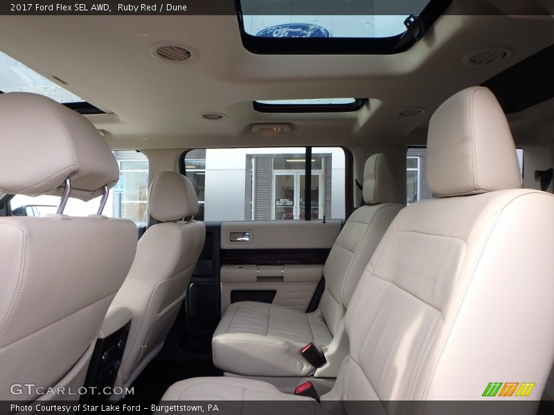 Ruby Red / Dune 2017 Ford Flex SEL AWD