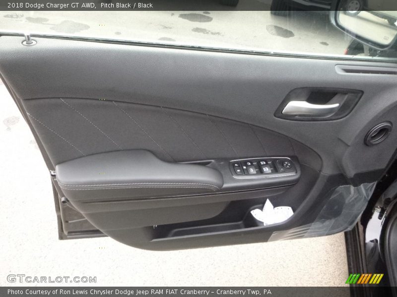 Pitch Black / Black 2018 Dodge Charger GT AWD