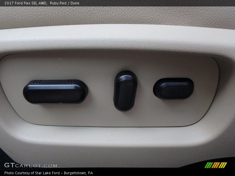 Ruby Red / Dune 2017 Ford Flex SEL AWD