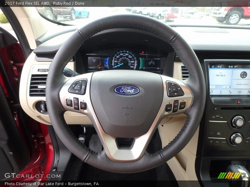 Ruby Red / Dune 2017 Ford Flex SEL AWD