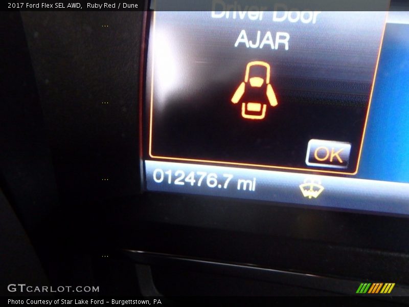 Ruby Red / Dune 2017 Ford Flex SEL AWD