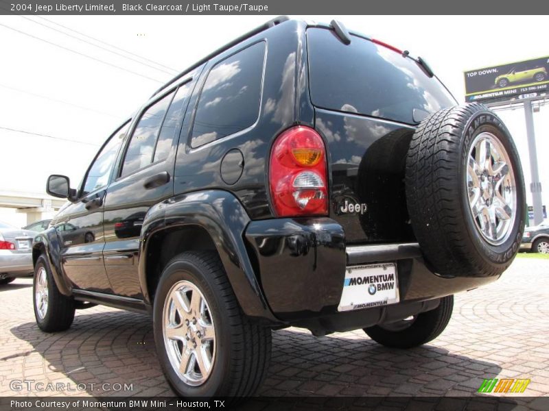 Black Clearcoat / Light Taupe/Taupe 2004 Jeep Liberty Limited
