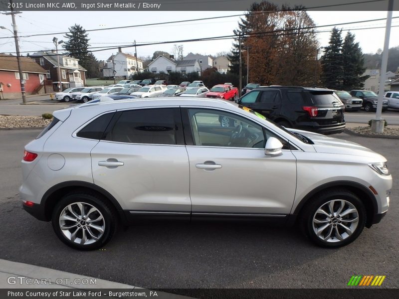 Ingot Silver Metallic / Ebony 2015 Lincoln MKC AWD