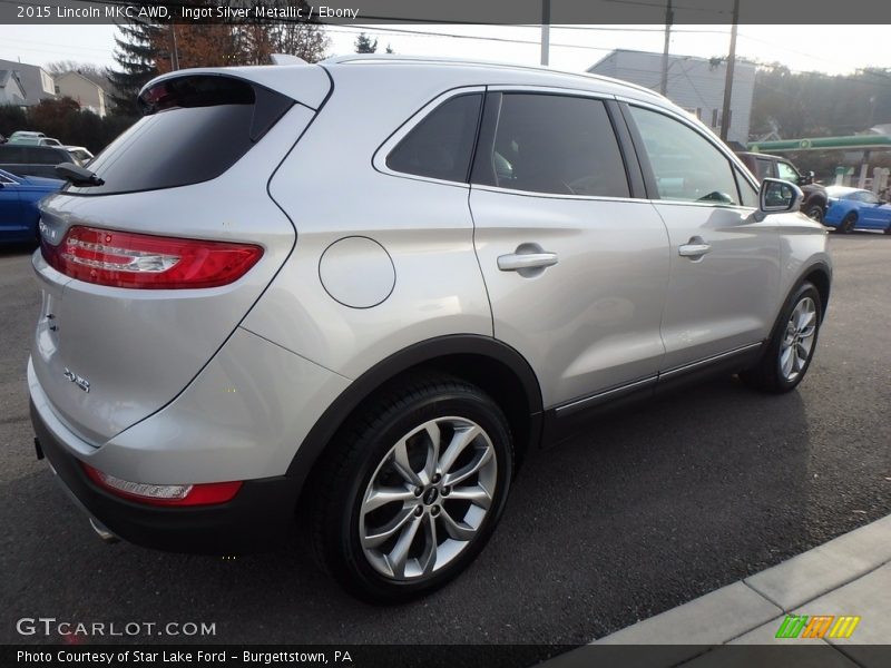 Ingot Silver Metallic / Ebony 2015 Lincoln MKC AWD