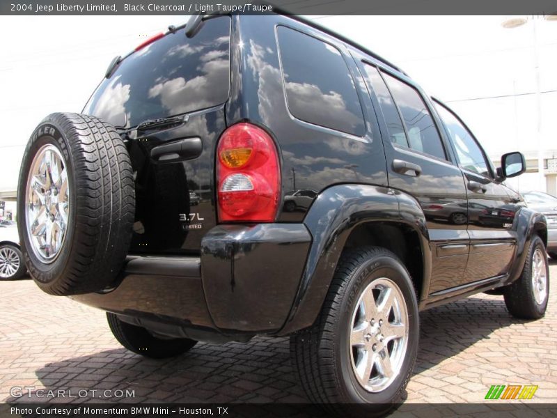 Black Clearcoat / Light Taupe/Taupe 2004 Jeep Liberty Limited