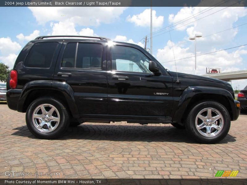 Black Clearcoat / Light Taupe/Taupe 2004 Jeep Liberty Limited