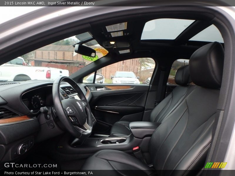 Ingot Silver Metallic / Ebony 2015 Lincoln MKC AWD