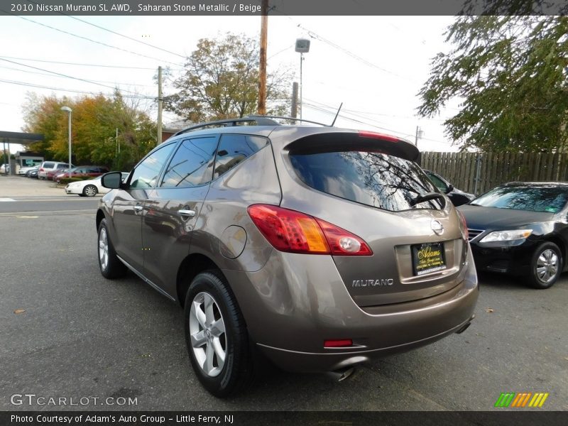 Saharan Stone Metallic / Beige 2010 Nissan Murano SL AWD