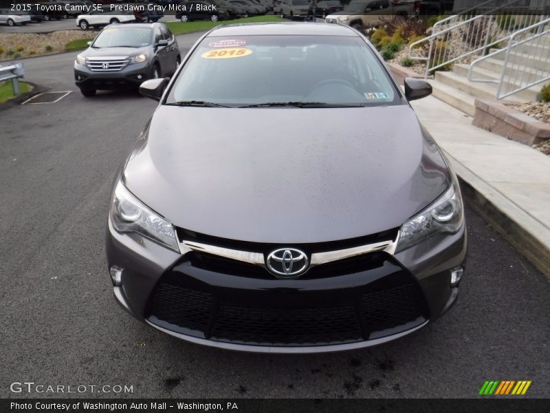 Predawn Gray Mica / Black 2015 Toyota Camry SE