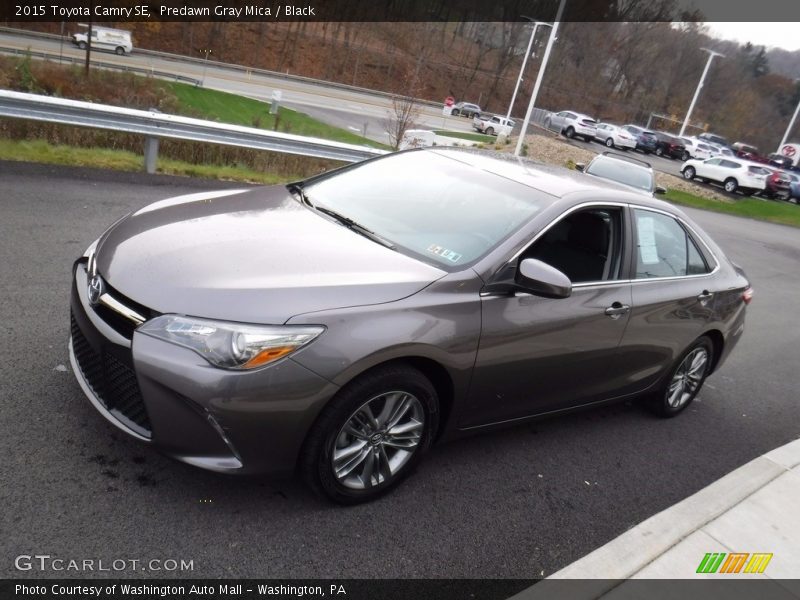 Predawn Gray Mica / Black 2015 Toyota Camry SE