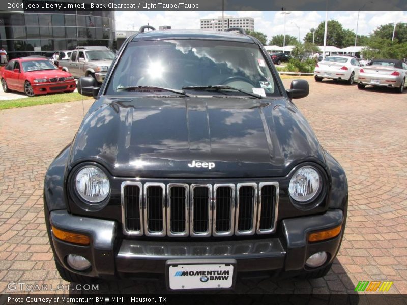 Black Clearcoat / Light Taupe/Taupe 2004 Jeep Liberty Limited