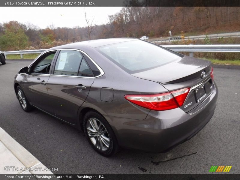 Predawn Gray Mica / Black 2015 Toyota Camry SE