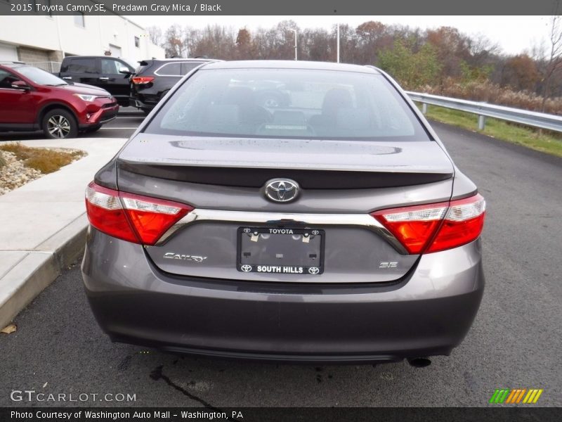 Predawn Gray Mica / Black 2015 Toyota Camry SE
