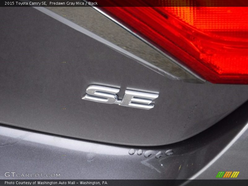 Predawn Gray Mica / Black 2015 Toyota Camry SE