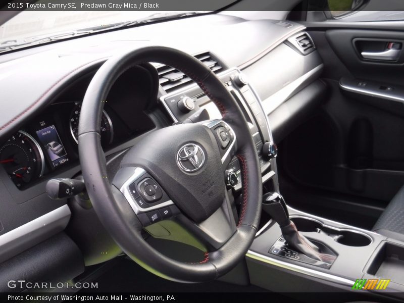 Predawn Gray Mica / Black 2015 Toyota Camry SE
