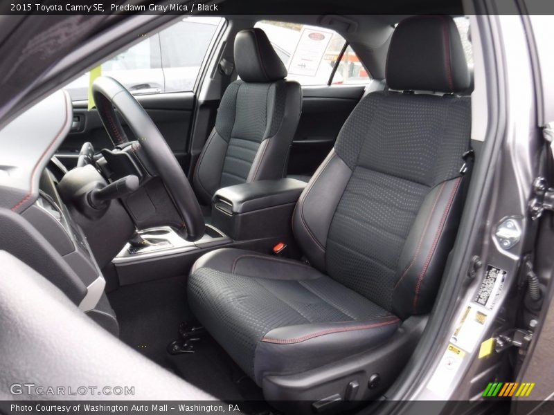 Predawn Gray Mica / Black 2015 Toyota Camry SE