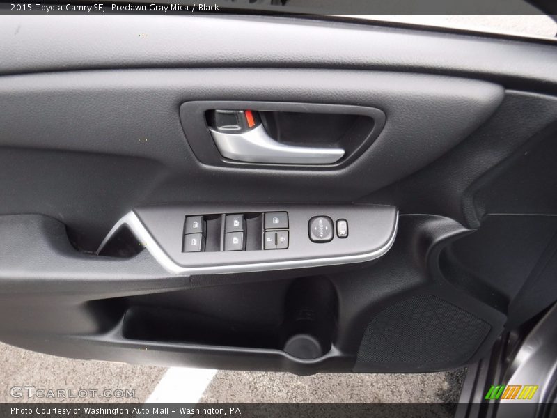 Predawn Gray Mica / Black 2015 Toyota Camry SE