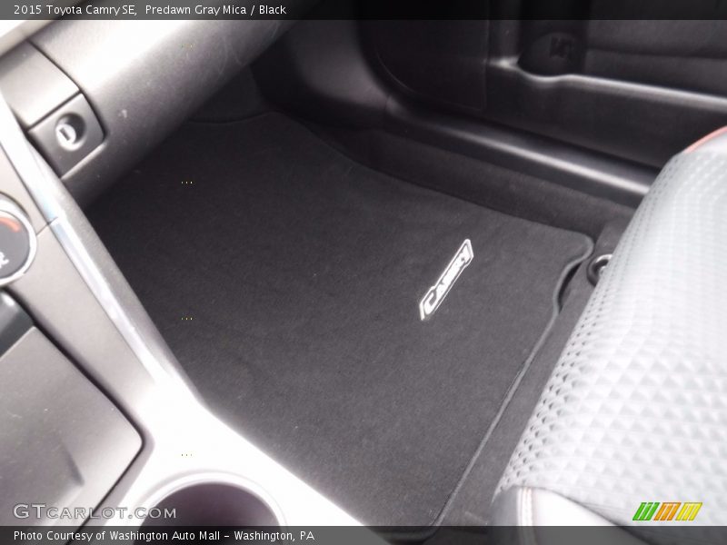Predawn Gray Mica / Black 2015 Toyota Camry SE