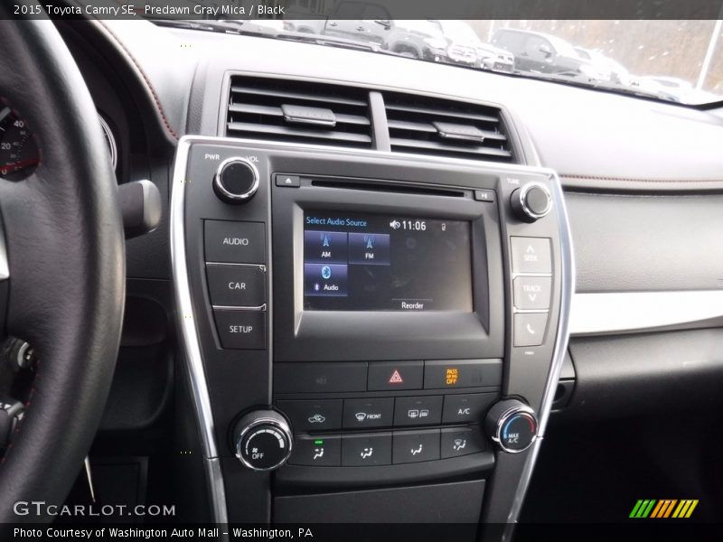 Predawn Gray Mica / Black 2015 Toyota Camry SE