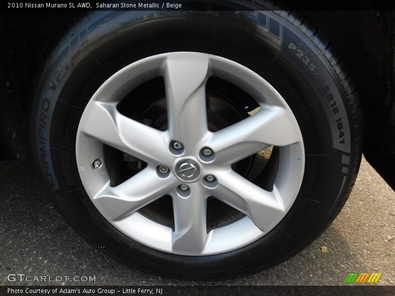 Saharan Stone Metallic / Beige 2010 Nissan Murano SL AWD