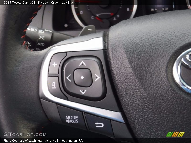 Predawn Gray Mica / Black 2015 Toyota Camry SE