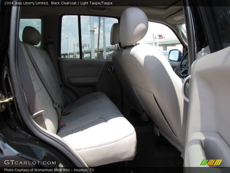 Black Clearcoat / Light Taupe/Taupe 2004 Jeep Liberty Limited