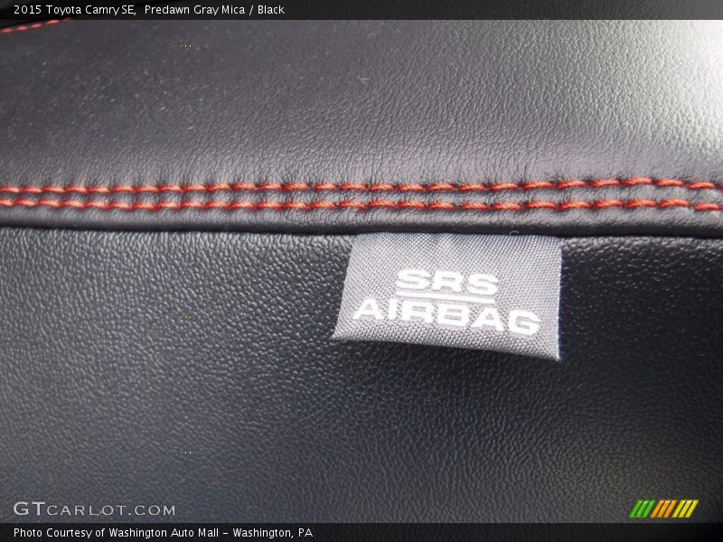 Predawn Gray Mica / Black 2015 Toyota Camry SE