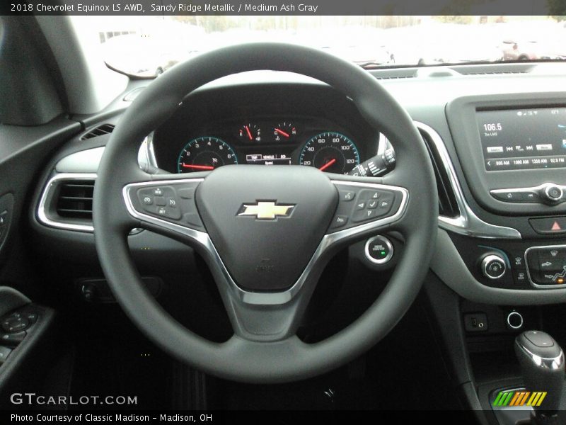 Sandy Ridge Metallic / Medium Ash Gray 2018 Chevrolet Equinox LS AWD