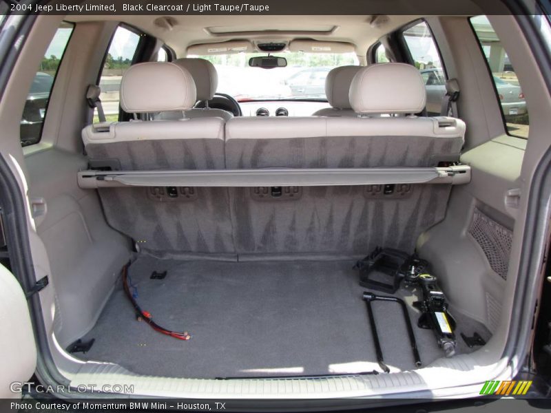 Black Clearcoat / Light Taupe/Taupe 2004 Jeep Liberty Limited