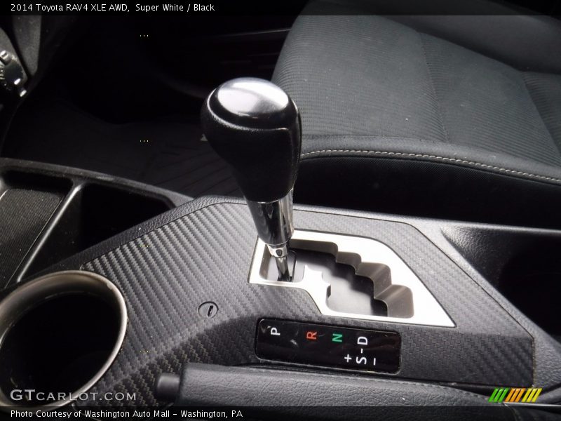 Super White / Black 2014 Toyota RAV4 XLE AWD