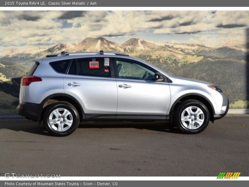 Classic Silver Metallic / Ash 2015 Toyota RAV4 LE
