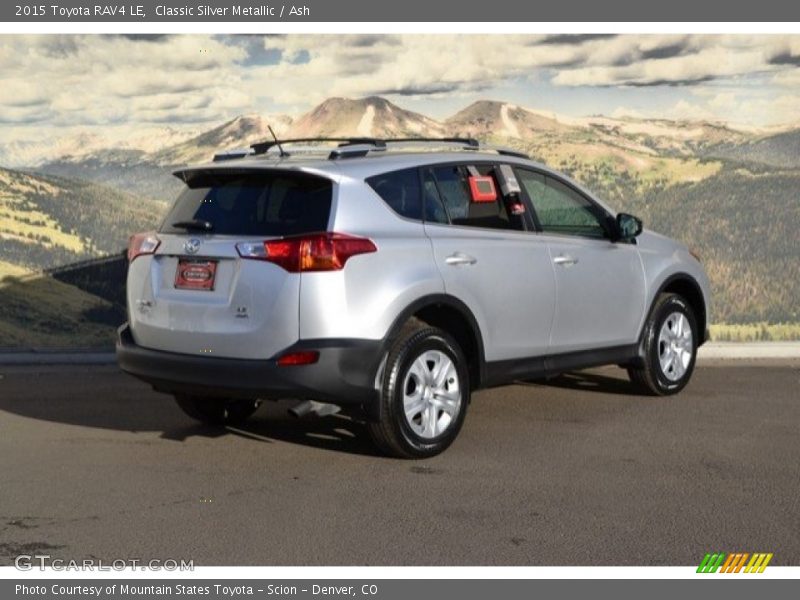 Classic Silver Metallic / Ash 2015 Toyota RAV4 LE