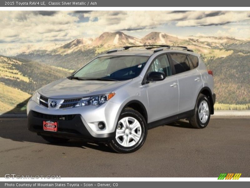 Classic Silver Metallic / Ash 2015 Toyota RAV4 LE