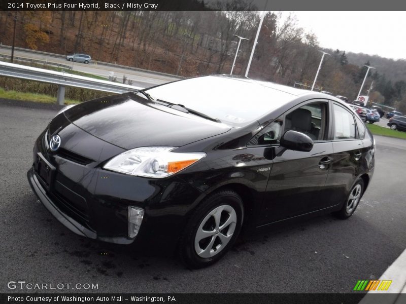 Black / Misty Gray 2014 Toyota Prius Four Hybrid