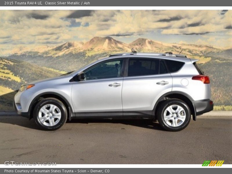 Classic Silver Metallic / Ash 2015 Toyota RAV4 LE