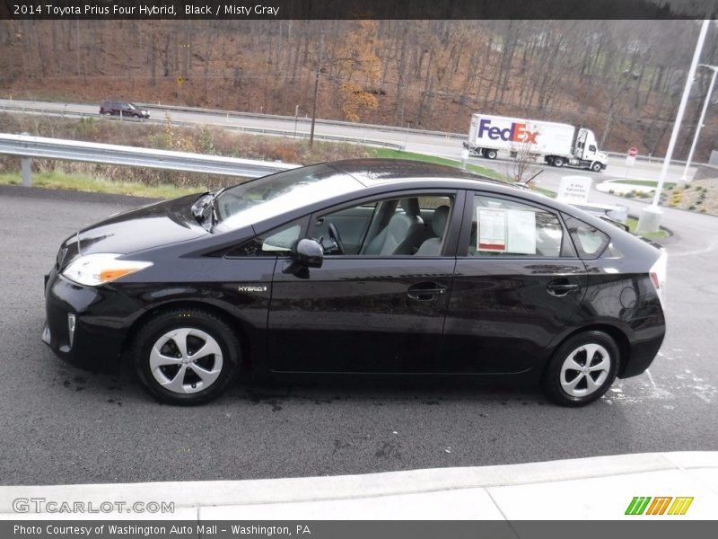 Black / Misty Gray 2014 Toyota Prius Four Hybrid