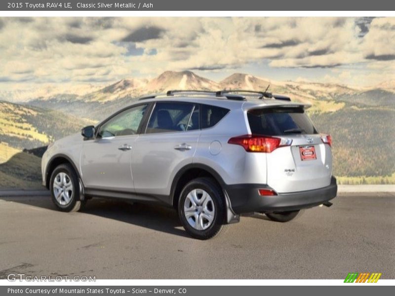 Classic Silver Metallic / Ash 2015 Toyota RAV4 LE