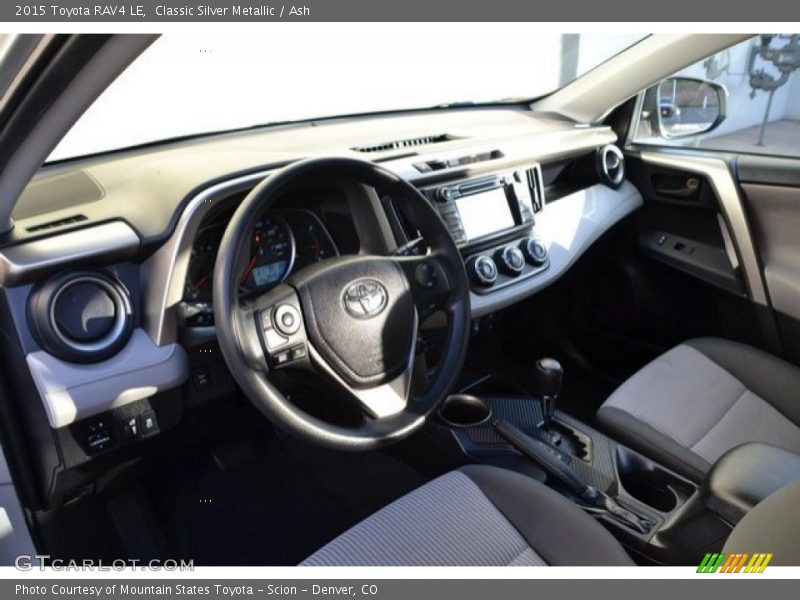 Classic Silver Metallic / Ash 2015 Toyota RAV4 LE
