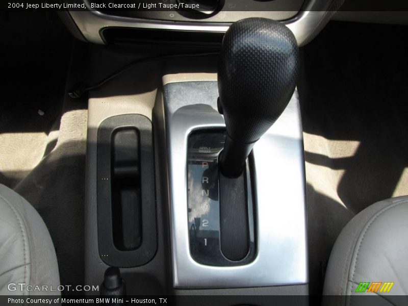 Black Clearcoat / Light Taupe/Taupe 2004 Jeep Liberty Limited