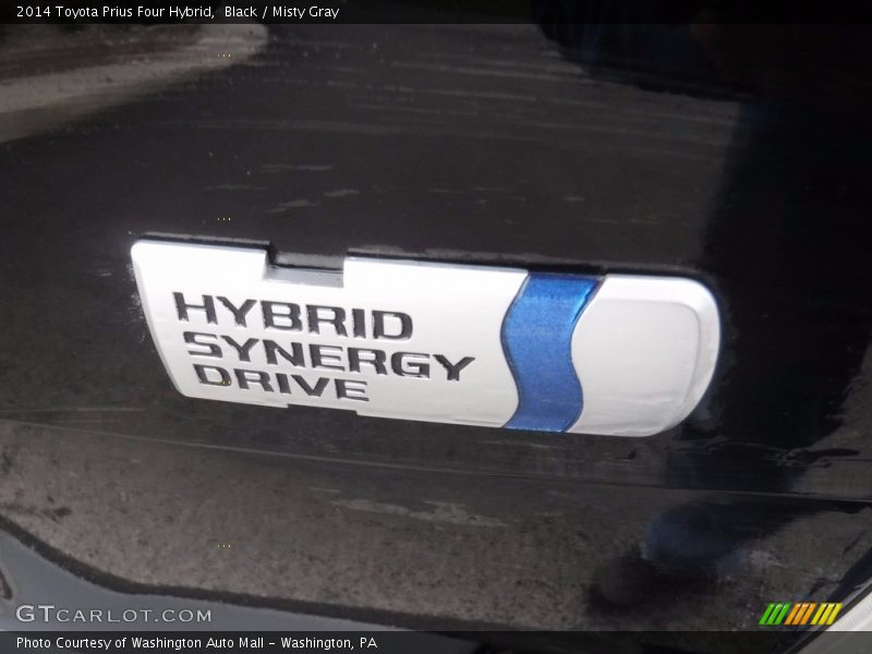 Black / Misty Gray 2014 Toyota Prius Four Hybrid