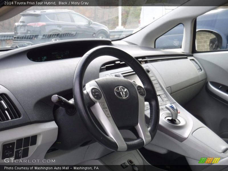 Black / Misty Gray 2014 Toyota Prius Four Hybrid