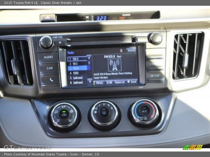 Classic Silver Metallic / Ash 2015 Toyota RAV4 LE