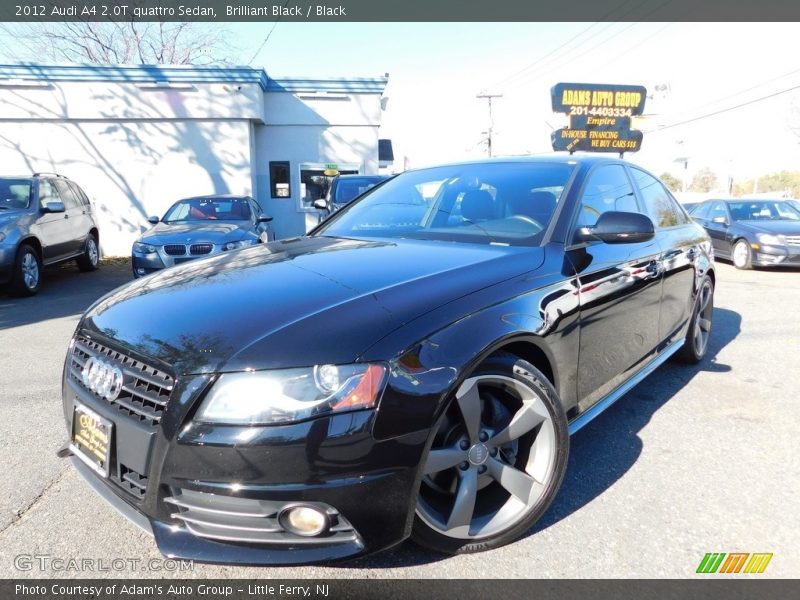 Brilliant Black / Black 2012 Audi A4 2.0T quattro Sedan