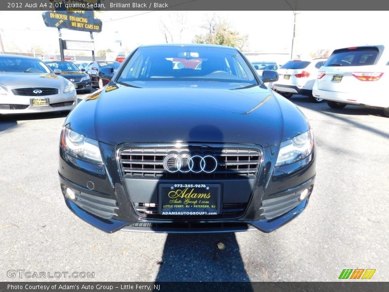 Brilliant Black / Black 2012 Audi A4 2.0T quattro Sedan