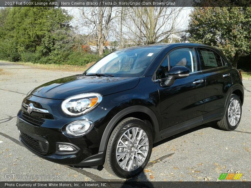 Nero Cinema (Black) / Testa Di Moro/Grigio (Dark Brown/Gray) 2017 Fiat 500X Lounge AWD