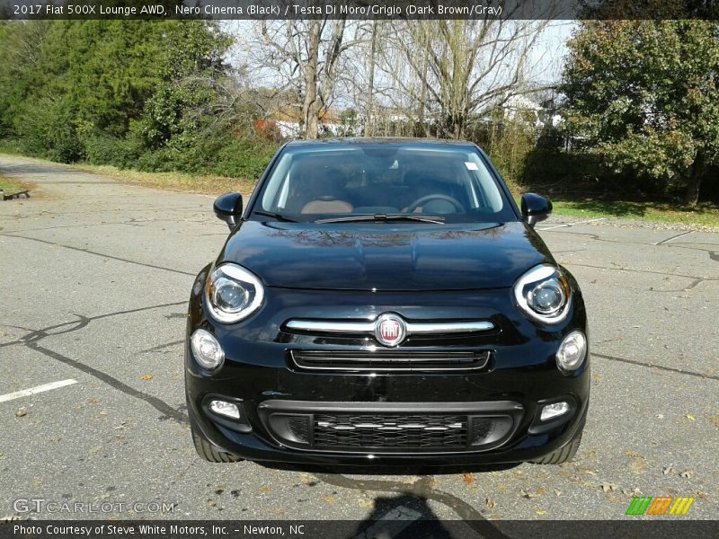 Nero Cinema (Black) / Testa Di Moro/Grigio (Dark Brown/Gray) 2017 Fiat 500X Lounge AWD